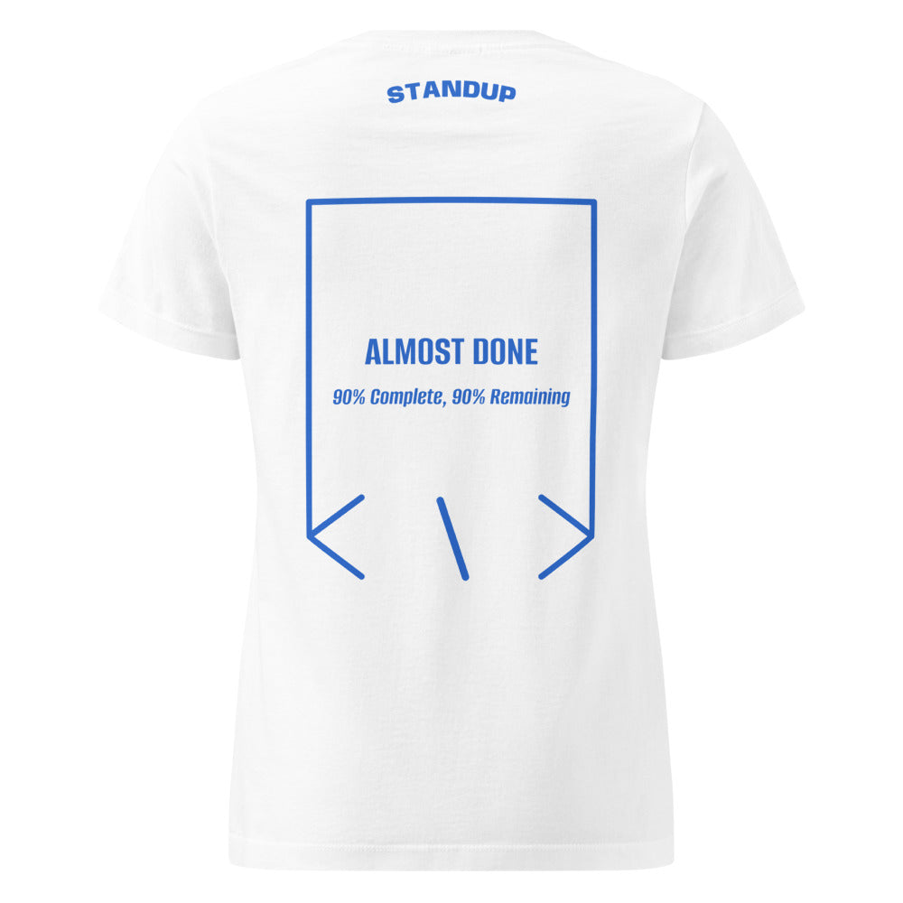 Almost Done — White Royal back mockup