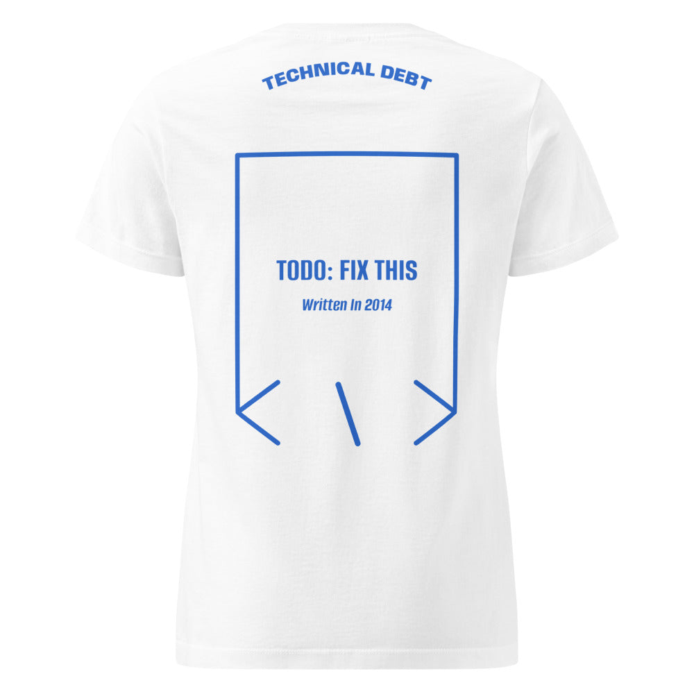 TODO: Fix This — White Royal back mockup