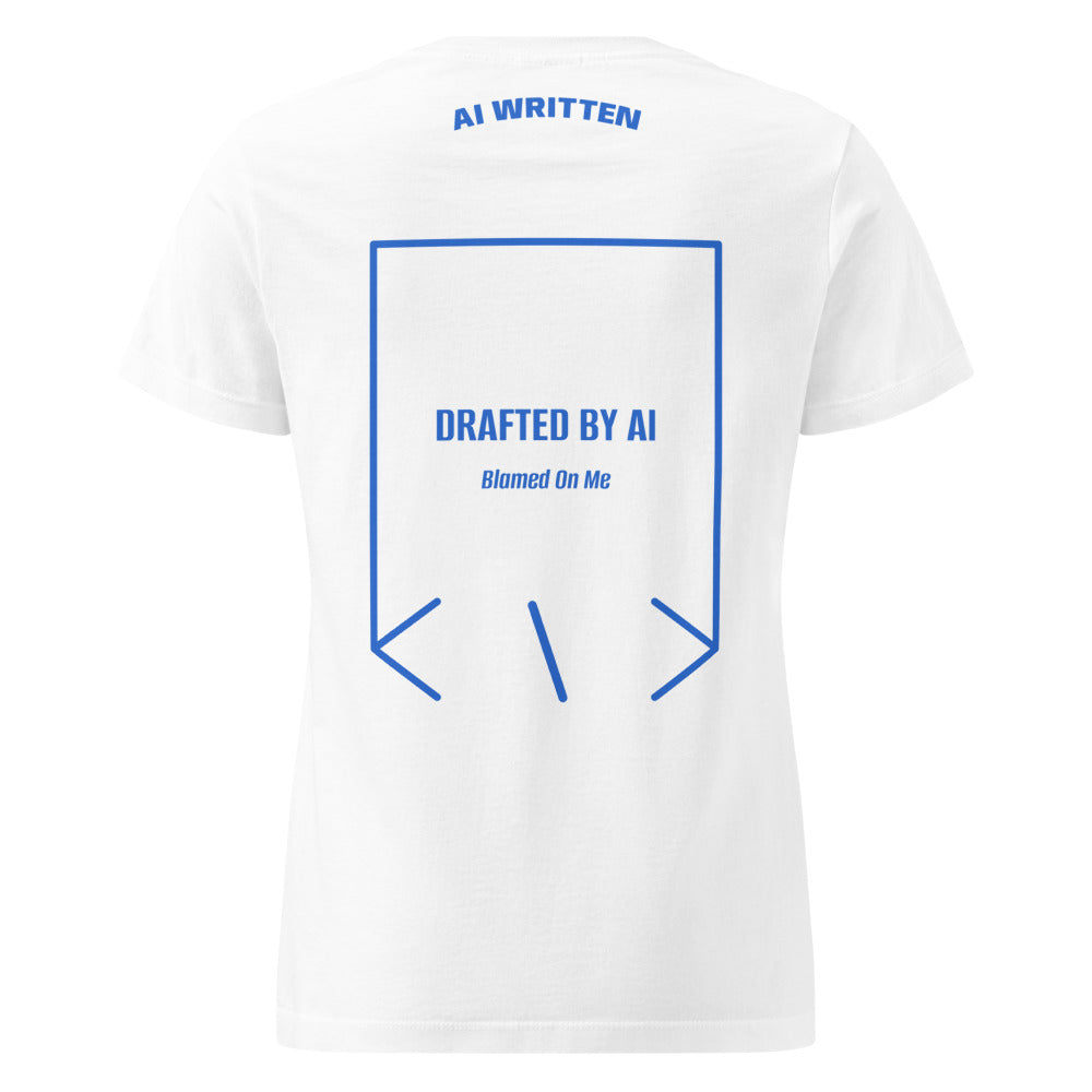 Drafted By AI — secondary back mockup
