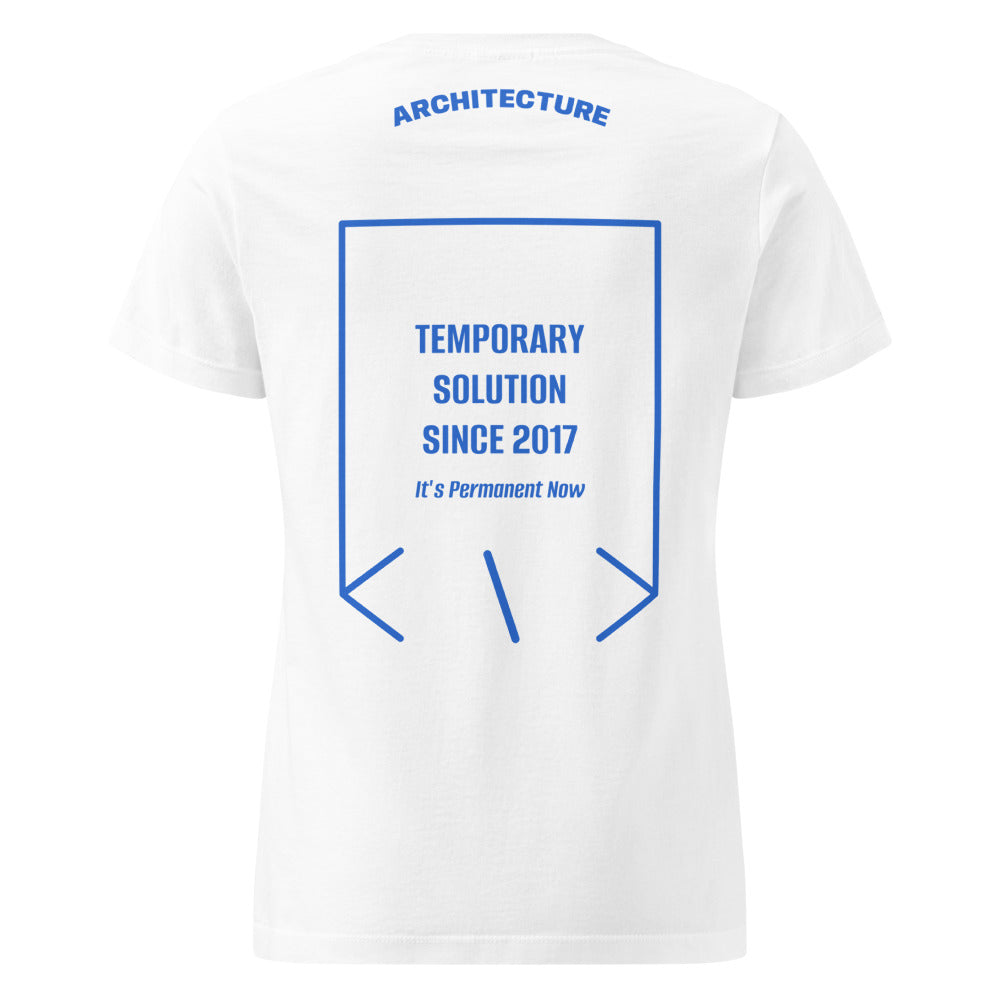 Temporary Solution Since 2017 — White Royal back mockup
