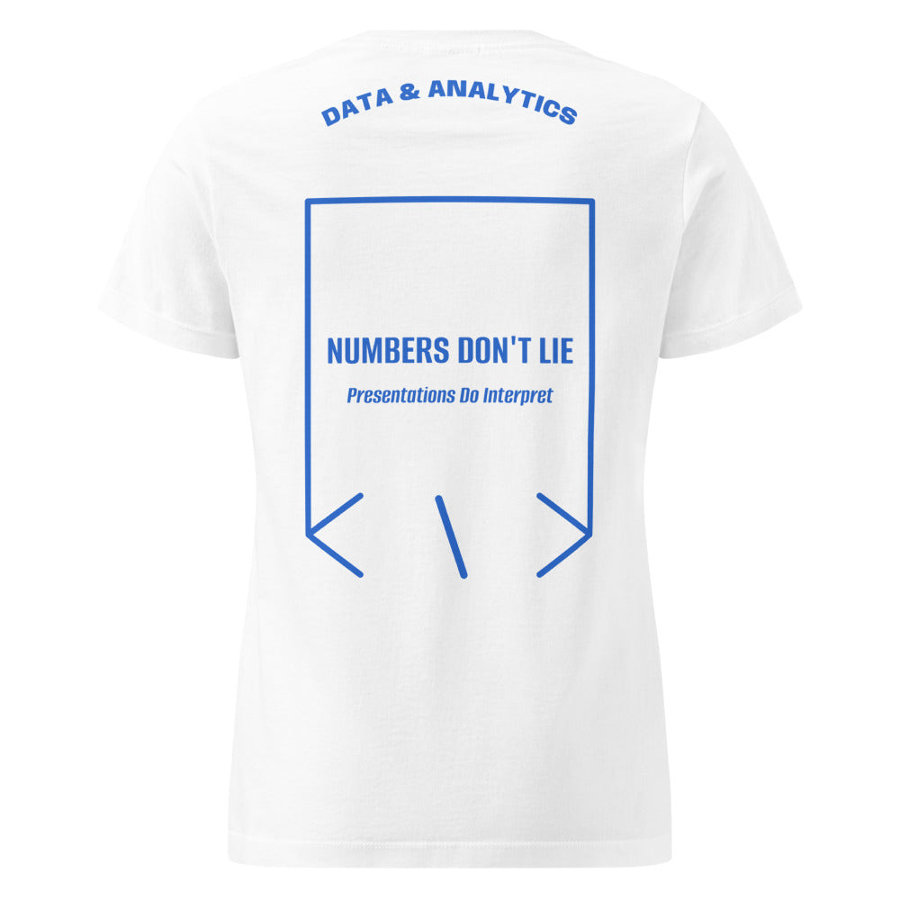 Numbers Don't Lie — White Royal back mockup