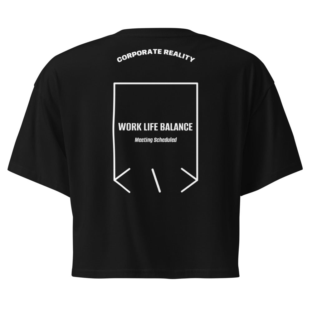 Work Life Balance — Black White back mockup
