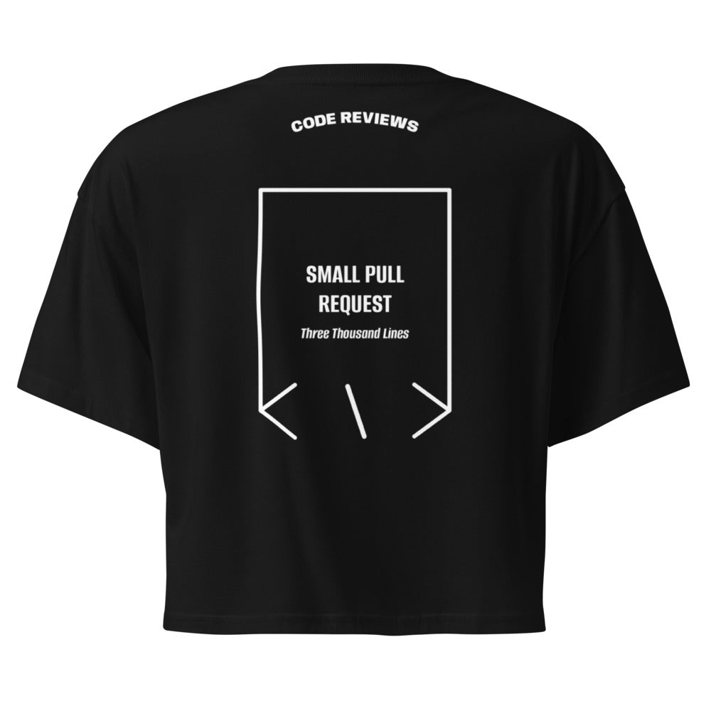 Small Pull Request — Black White back mockup