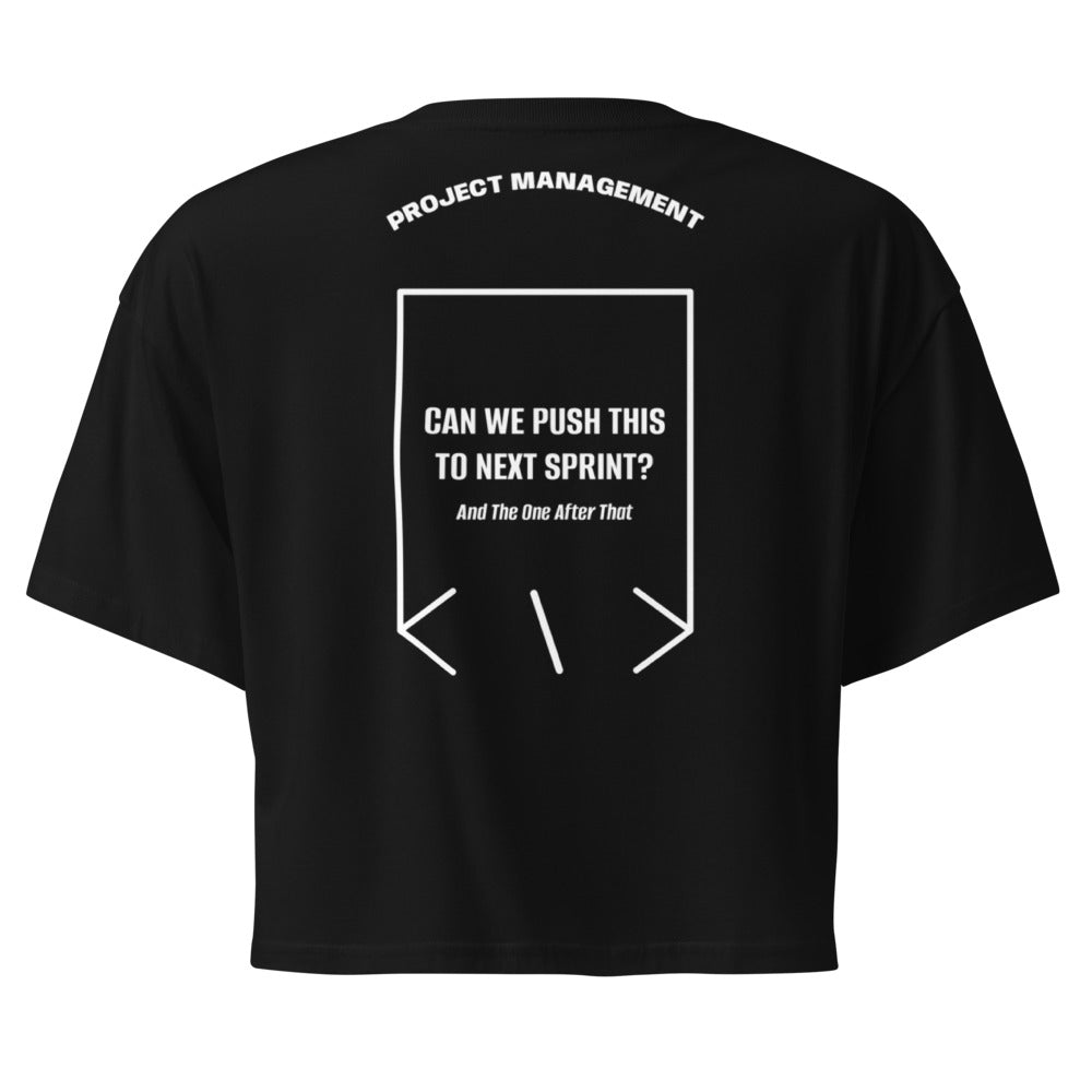 Can We Push This To Next Sprint? — Black White back mockup