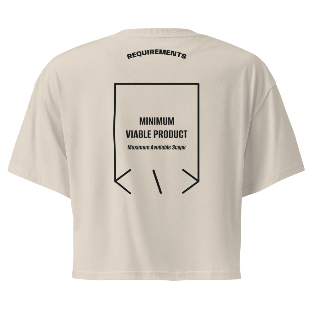 Minimum Viable Product — Bone Black back mockup