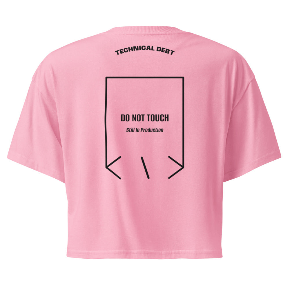 Do Not Touch — Bubblegum Black back mockup