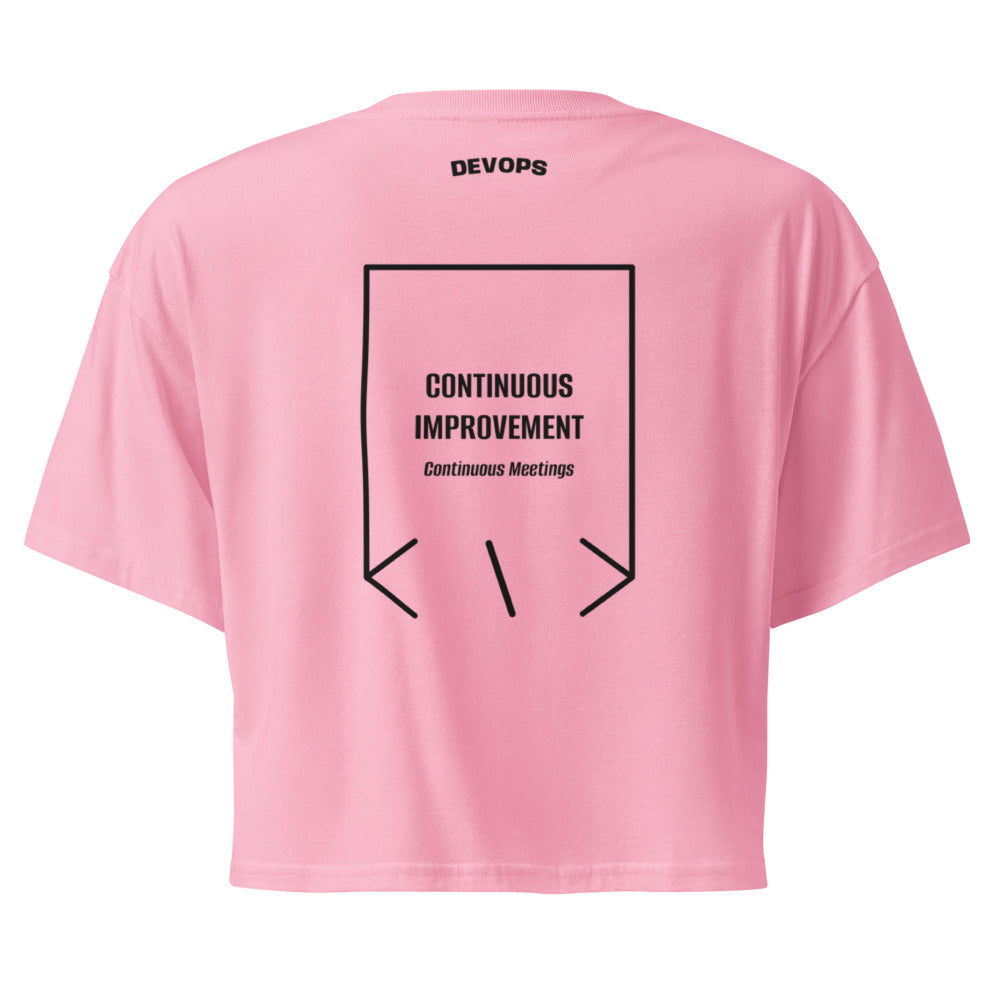 Continuous Improvement — Bubblegum Black back mockup