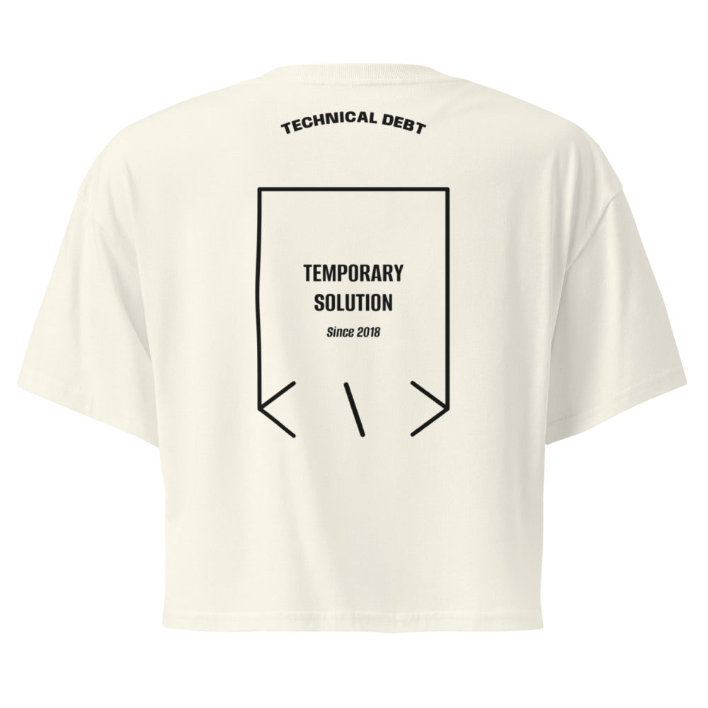 Temporary Solution — secondary back mockup