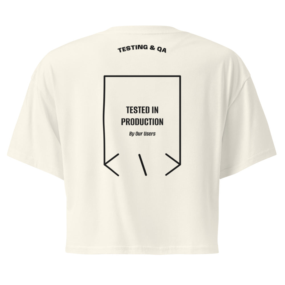Tested In Production — Natural Black back mockup