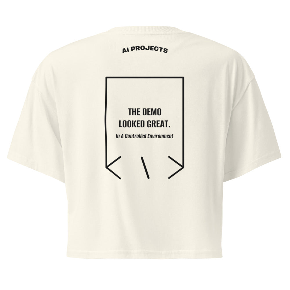 The Demo Looked Great. — Natural Black back mockup