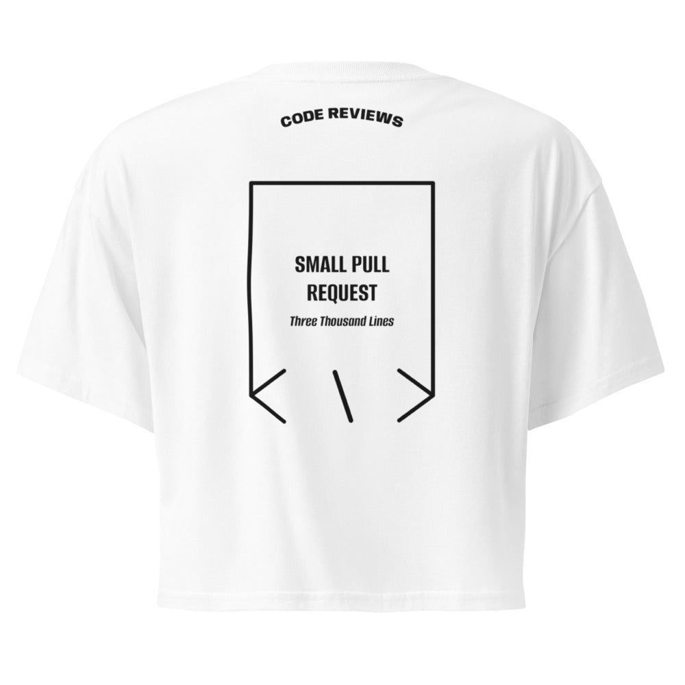 Small Pull Request — White Black back mockup