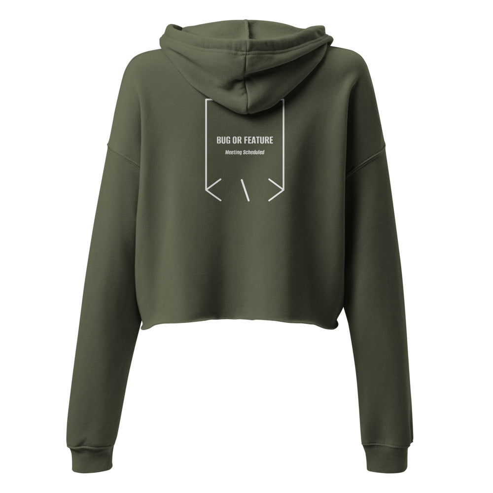 Bug Or Feature — Military Green White back mockup