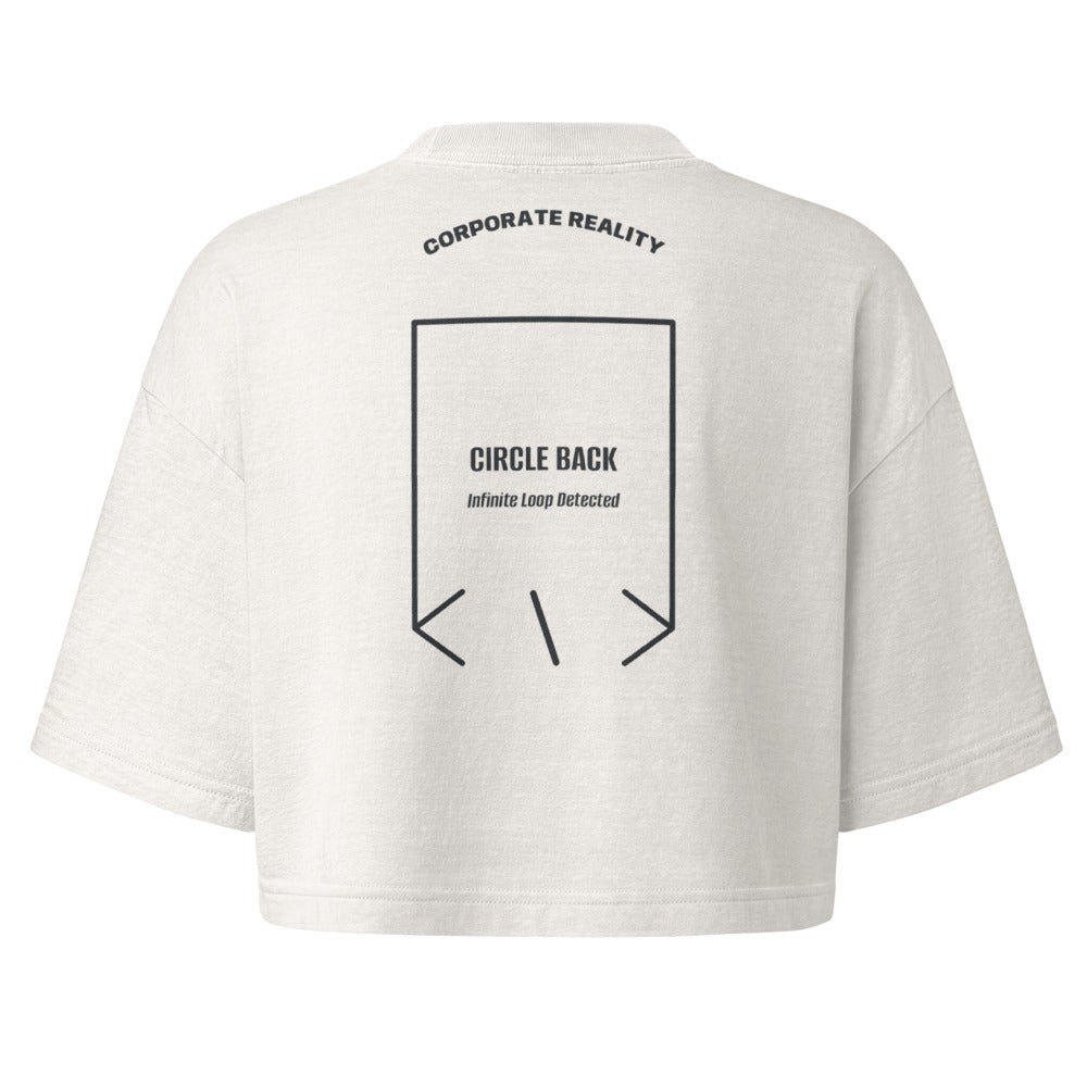 Circle Back — Vintage White Washed Black back mockup