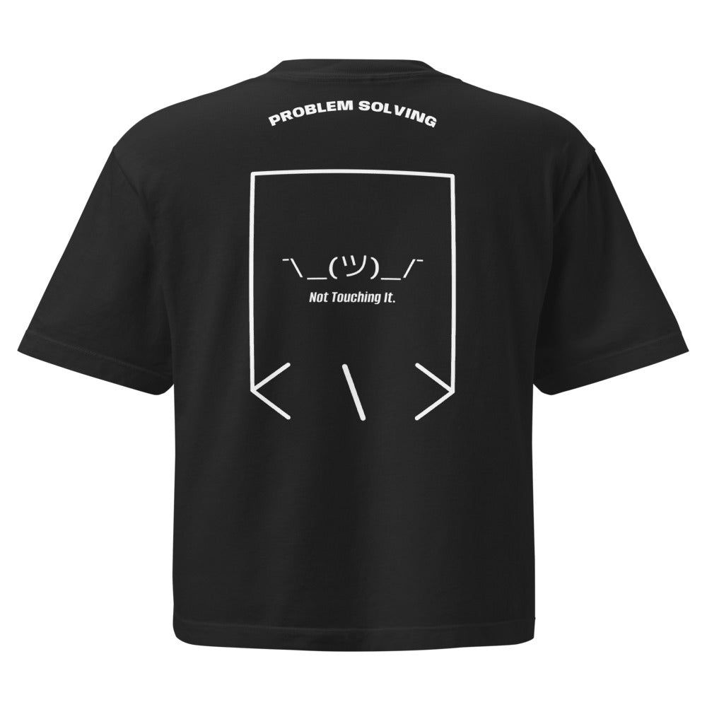 ¯\_(ツ)_/¯ — Black White back mockup