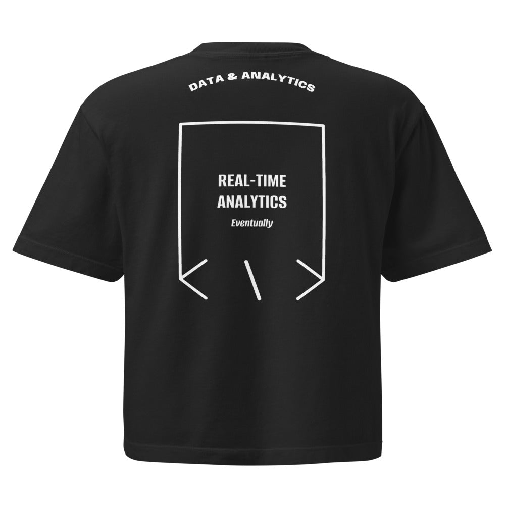 Real-Time Analytics — Black White back mockup