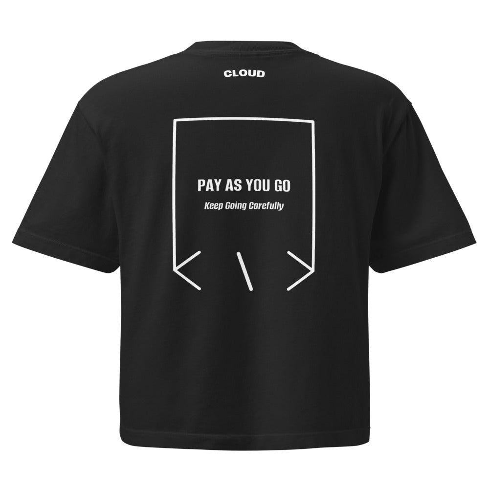 Pay As You Go — Black White back mockup