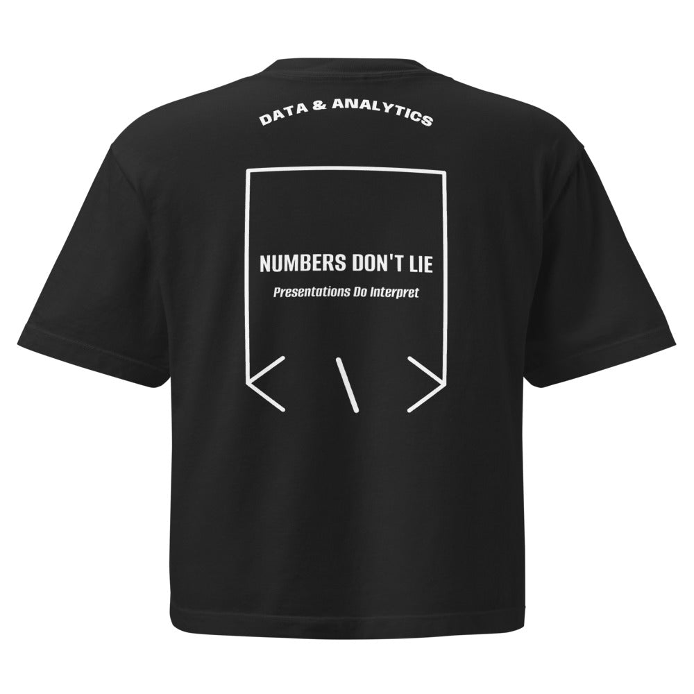 Numbers Don't Lie — Black White back mockup