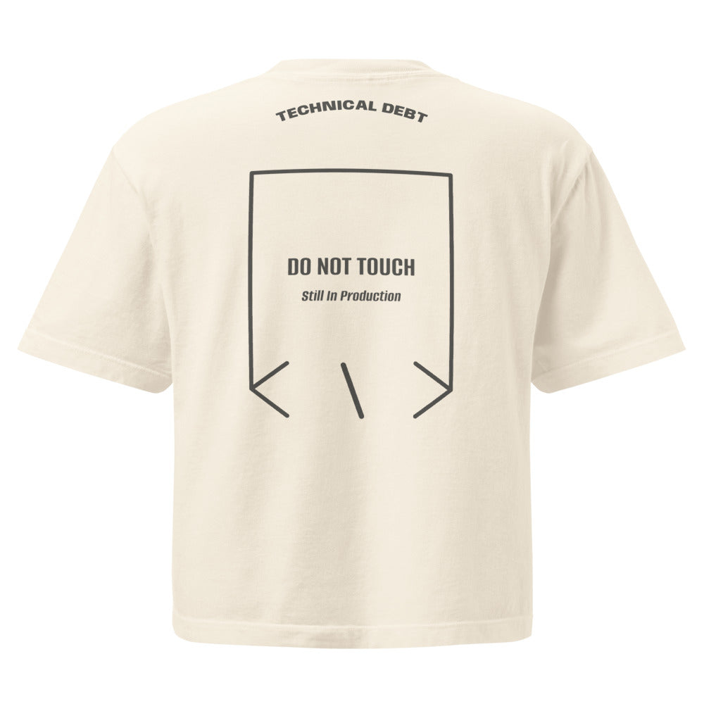 Do Not Touch — secondary back mockup
