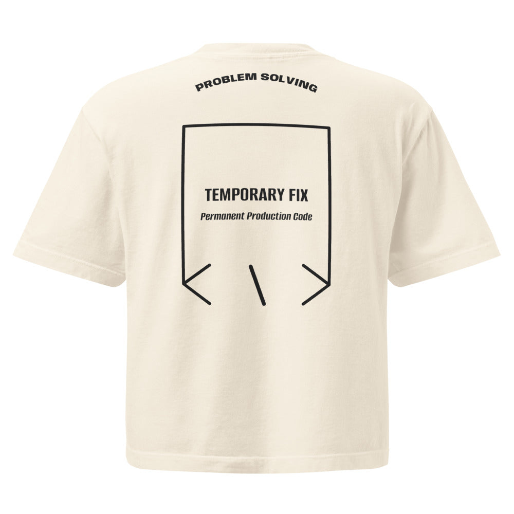 Temporary Fix — secondary back mockup