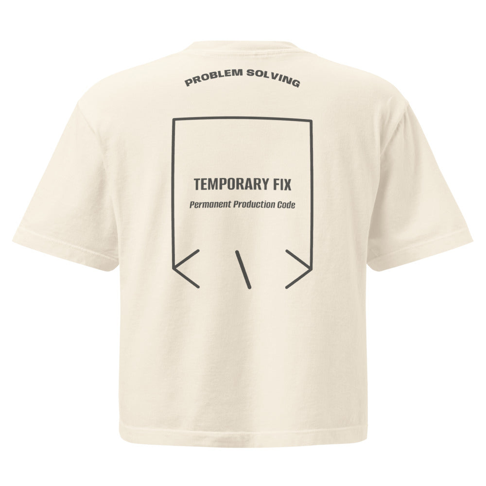Temporary Fix — Ivory Pepper back mockup