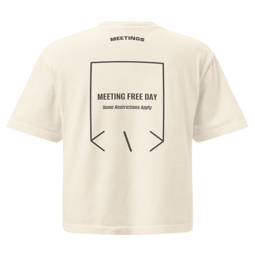 Meeting Free Day — Ivory Pepper back mockup