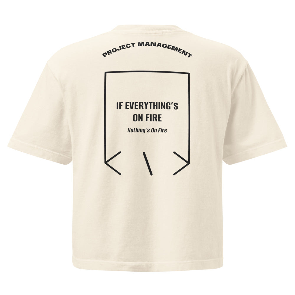If Everything’s On Fire — Ivory Black back mockup