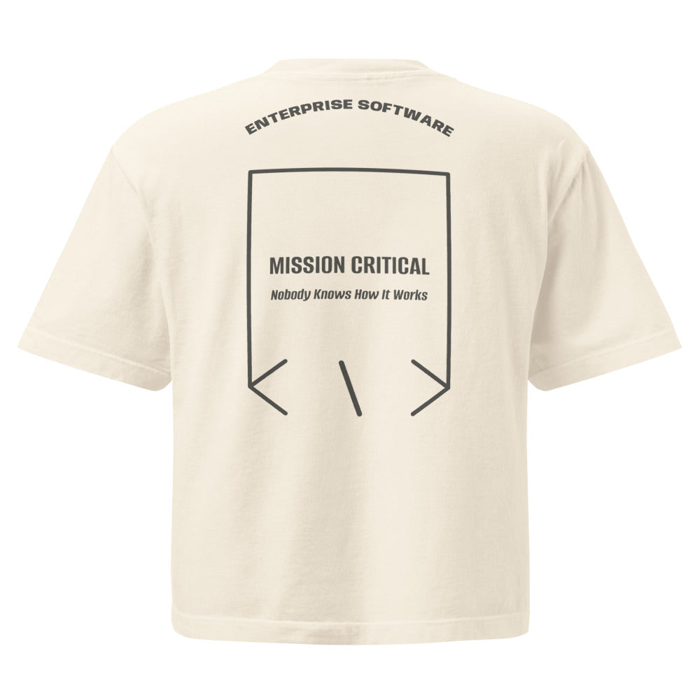 Mission Critical — Ivory Pepper back mockup
