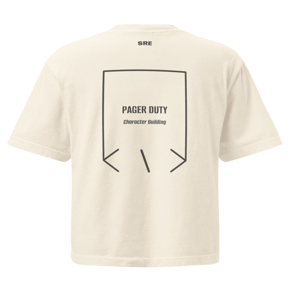 Pager Duty — Ivory Pepper back mockup