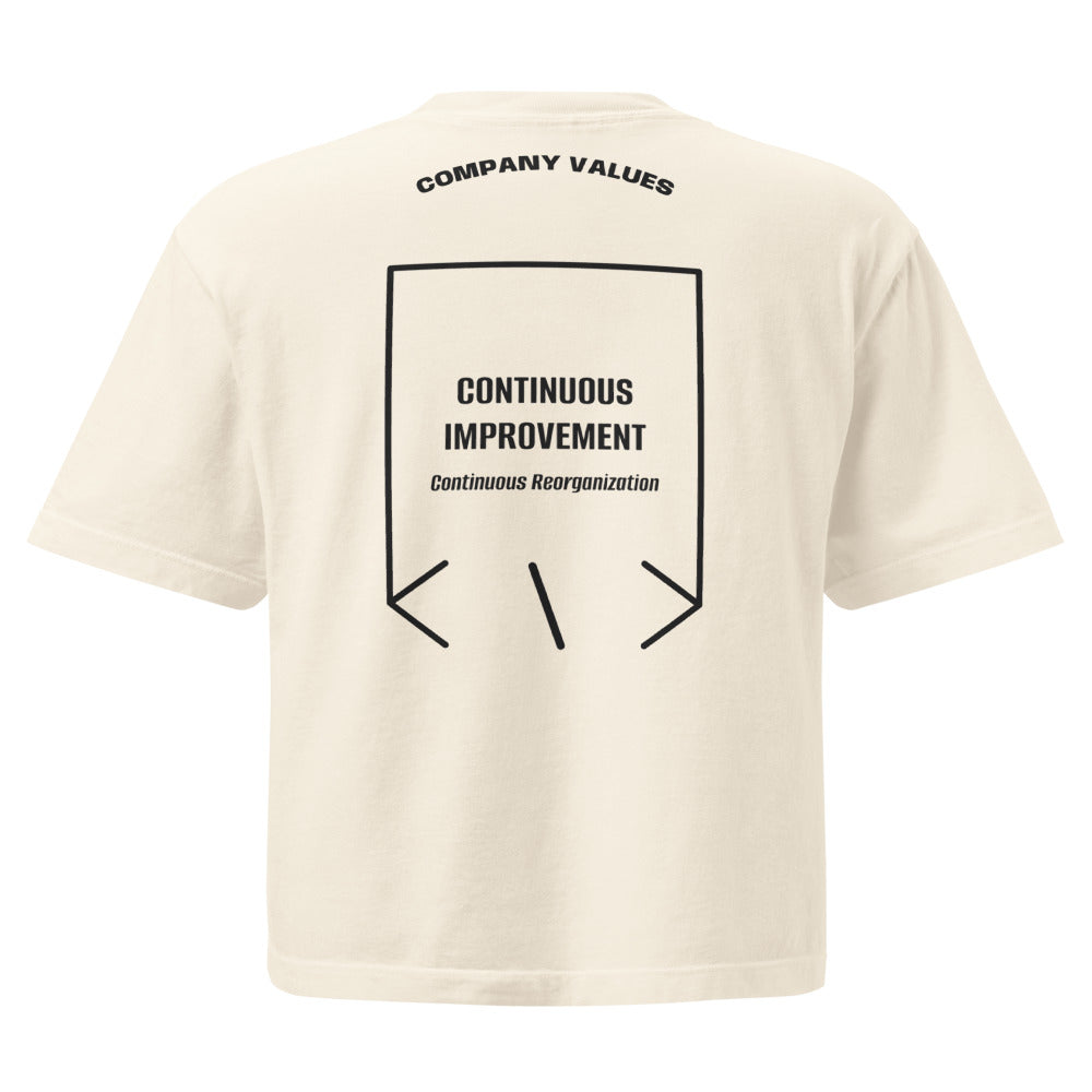 Continuous Improvement — Ivory Black back mockup