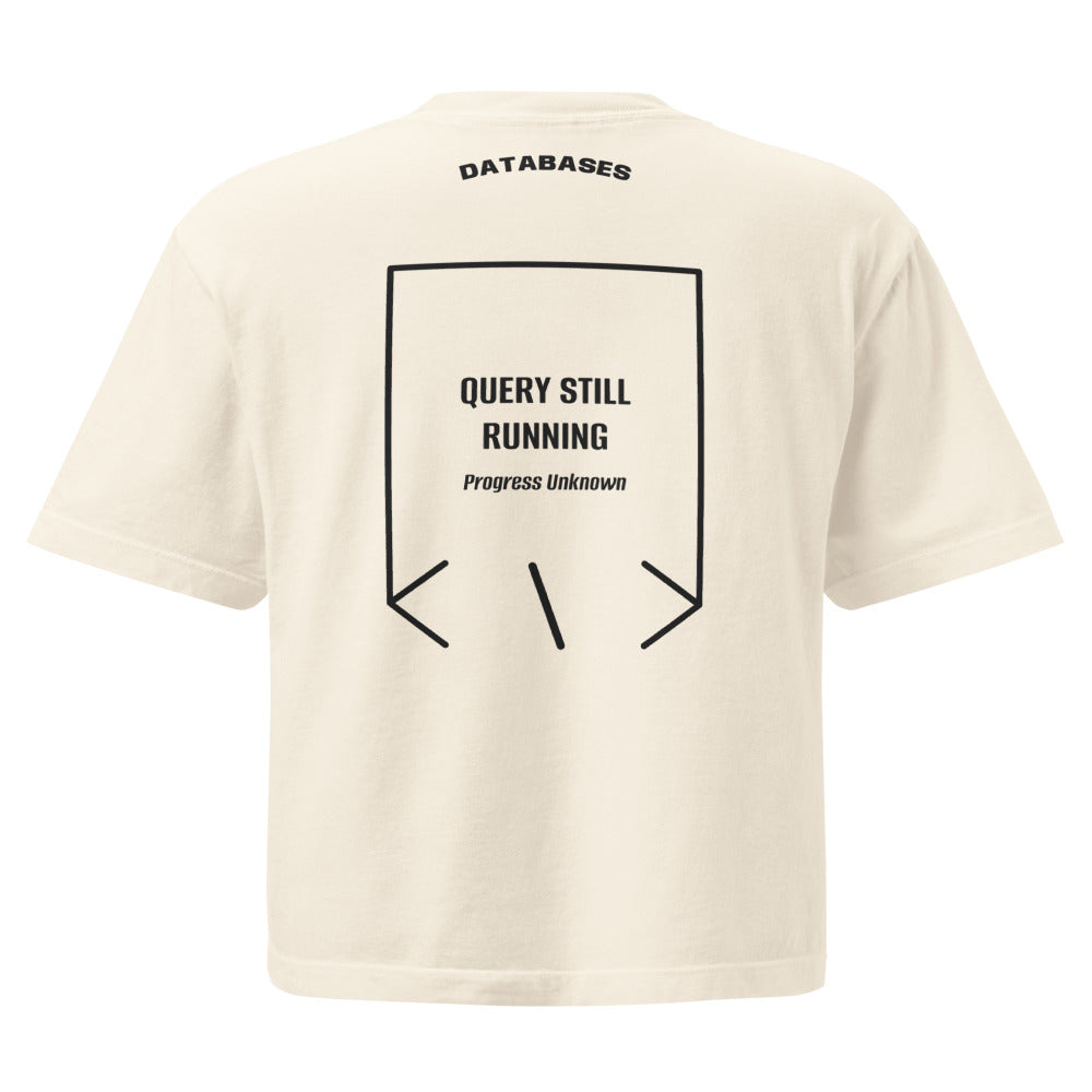Query Still Running — Ivory Black back mockup
