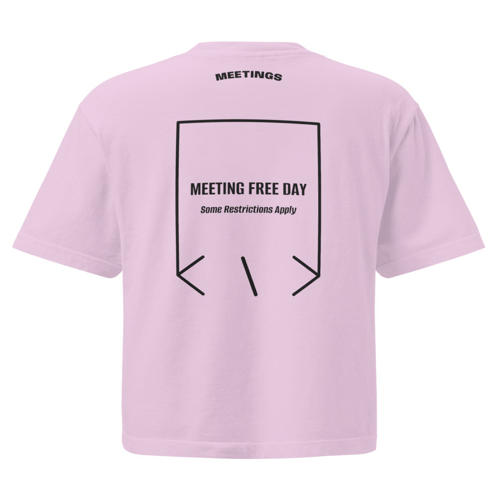 Meeting Free Day — Orchid Black back mockup