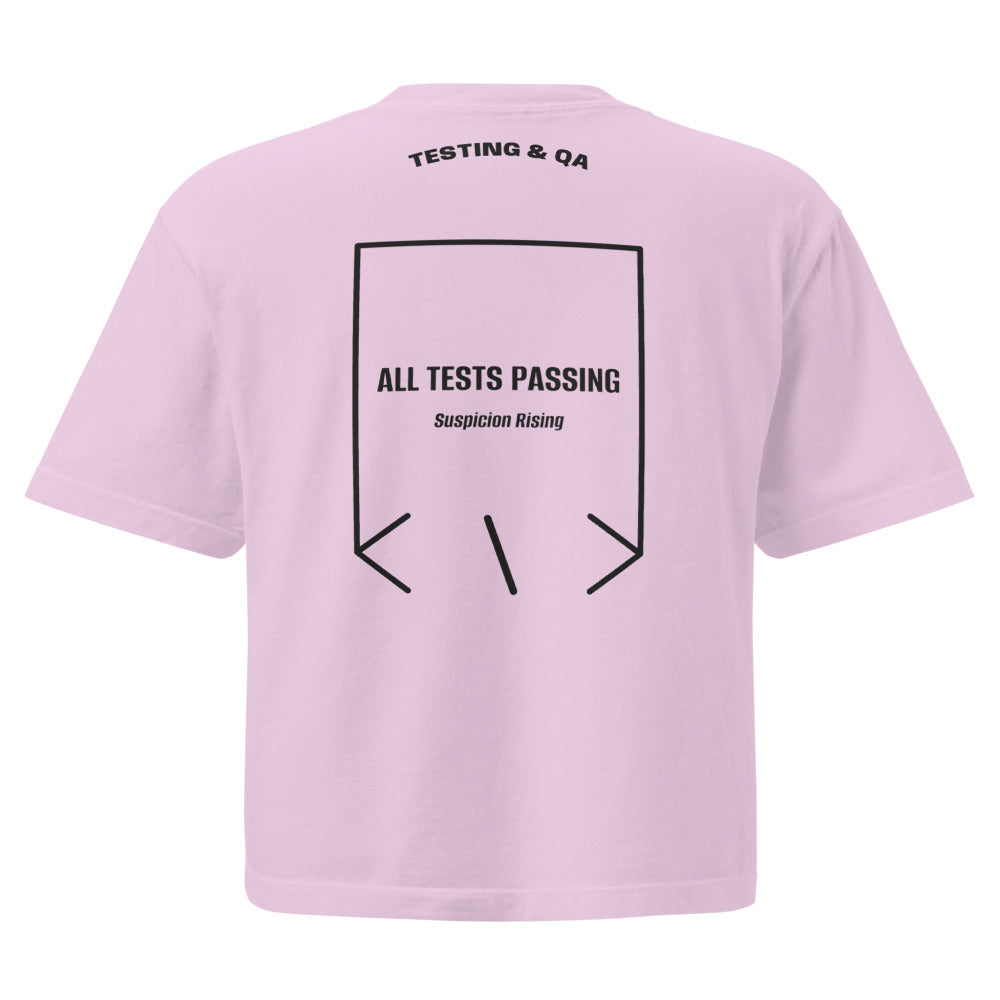 All Tests Passing — Orchid Black back mockup