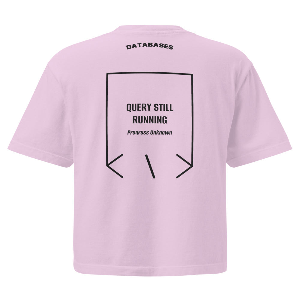 Query Still Running — Orchid Black back mockup