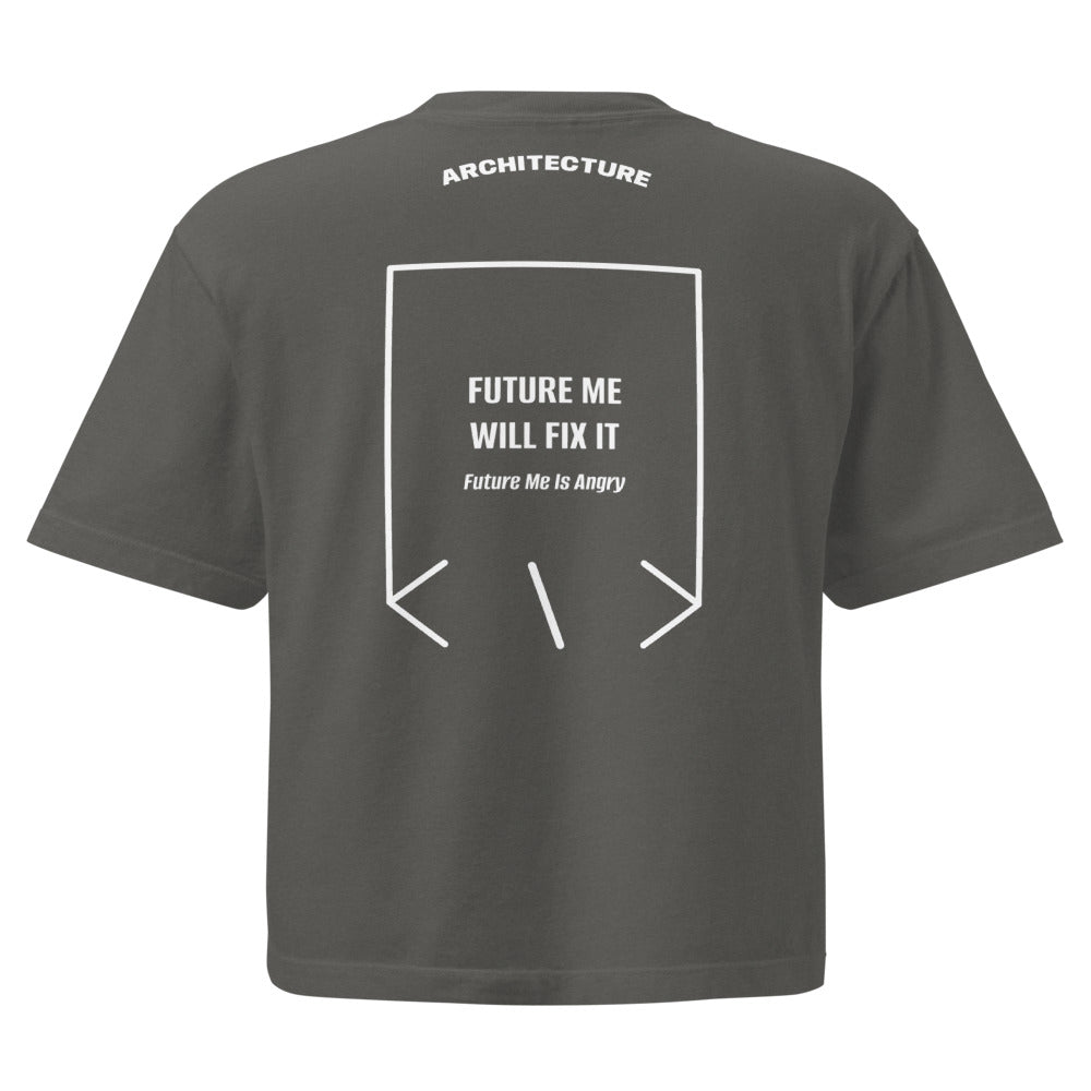 Future Me Will Fix It — Pepper White back mockup