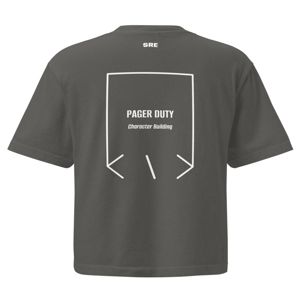 Pager Duty — Pepper White back mockup