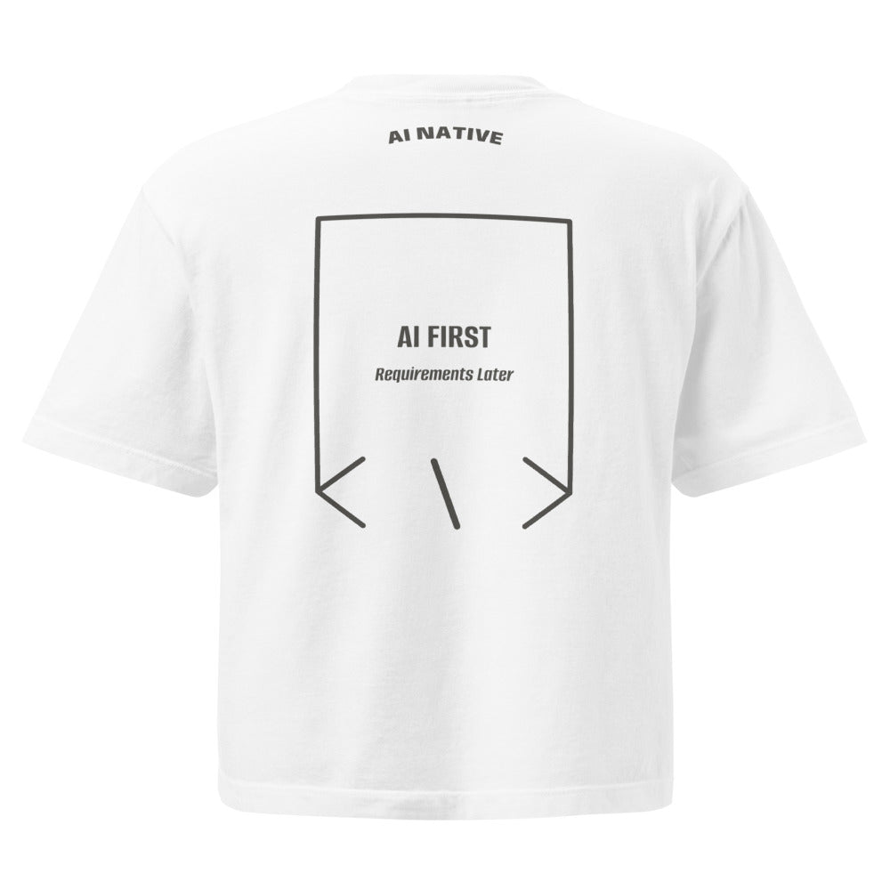 AI First — White Pepper back mockup
