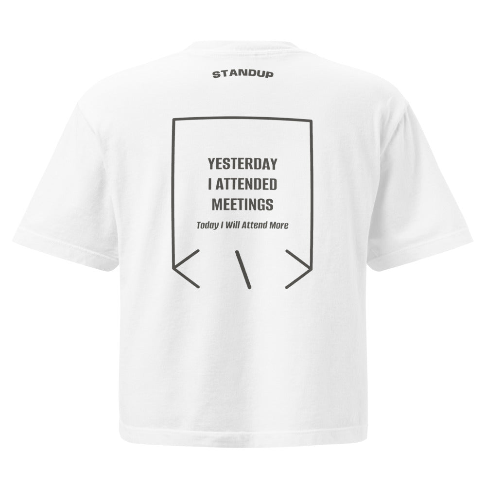 Yesterday I Attended Meetings — White Pepper back mockup