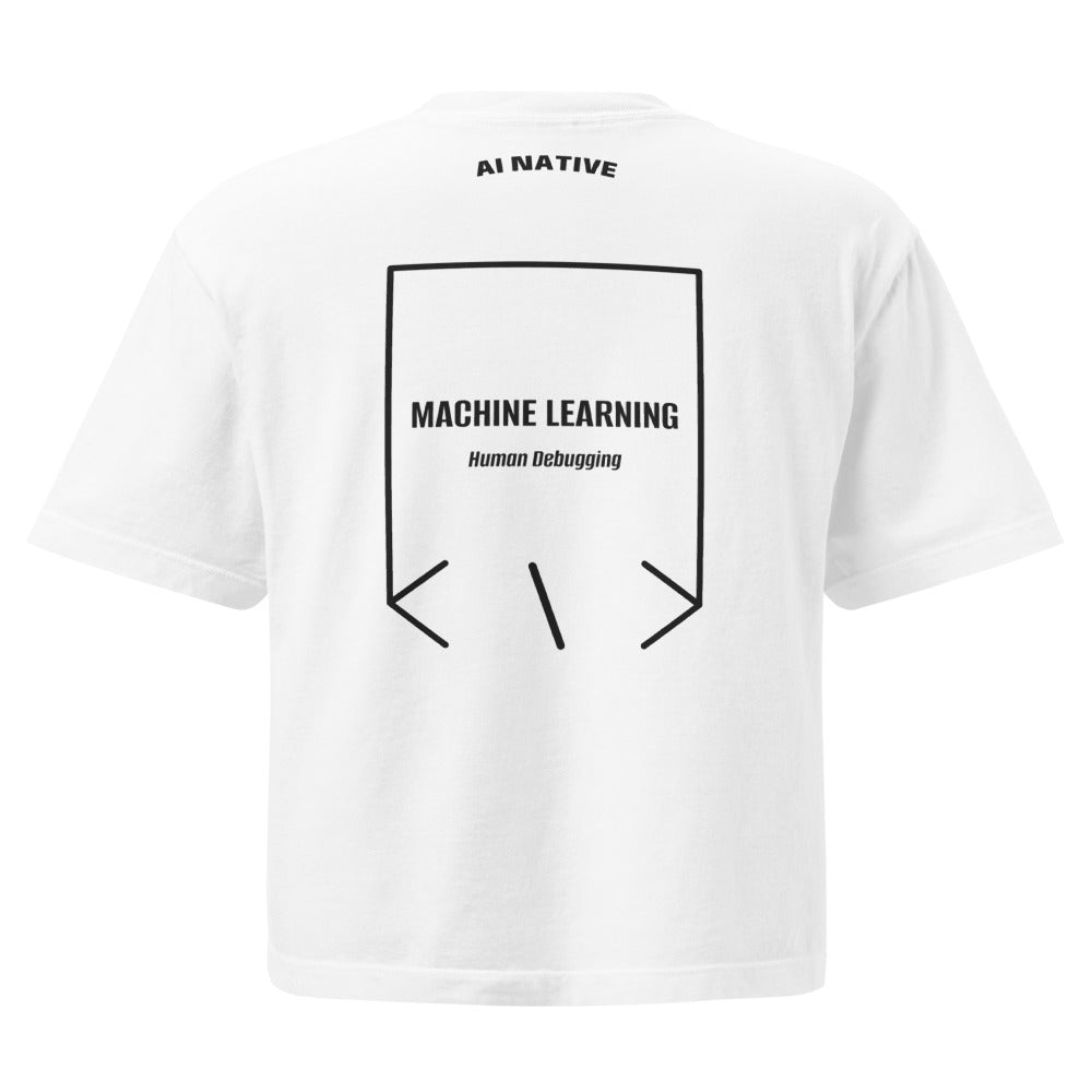 Machine Learning — White Black back mockup