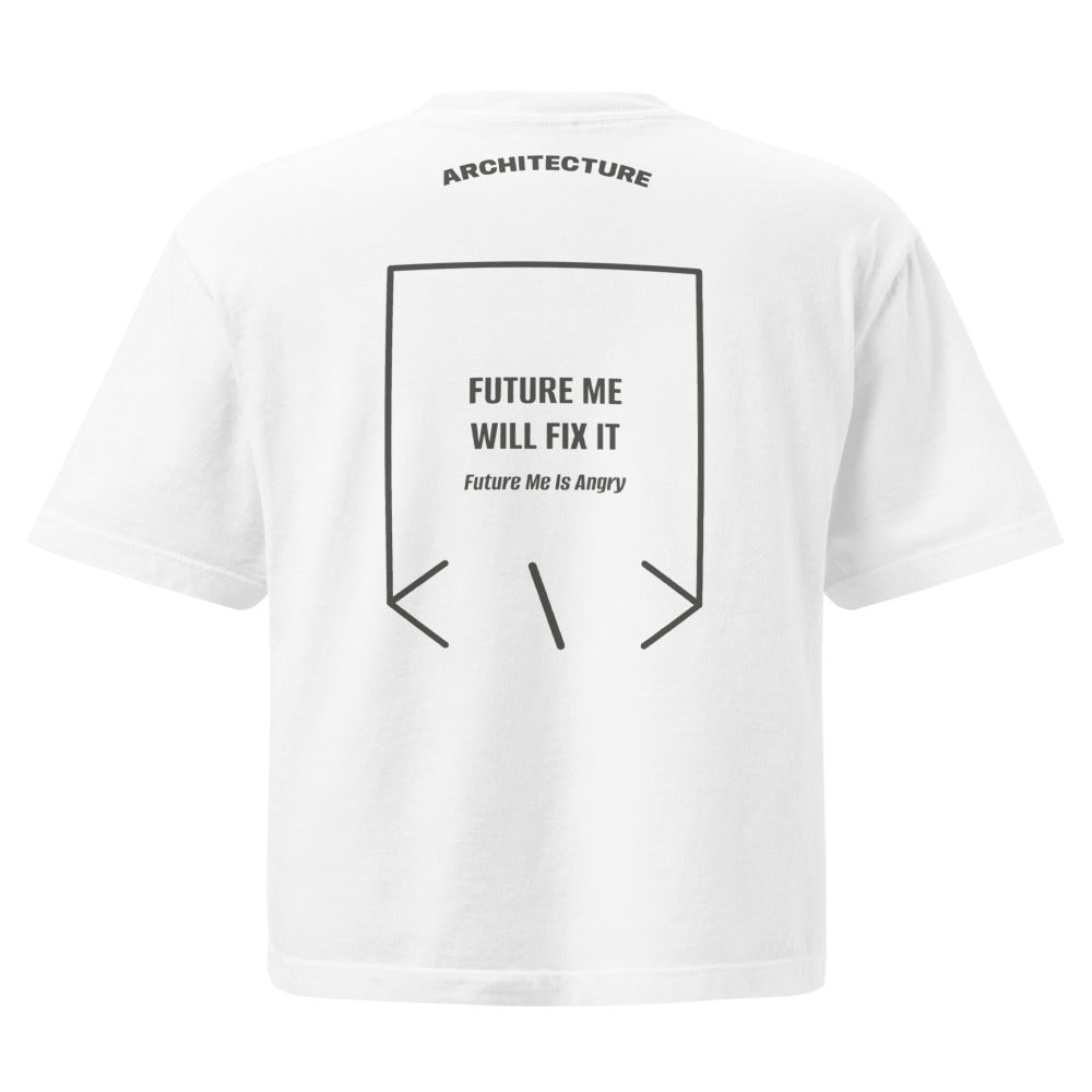 Future Me Will Fix It — White Pepper back mockup