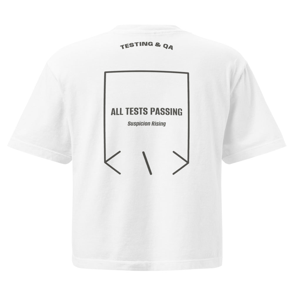 All Tests Passing — secondary back mockup