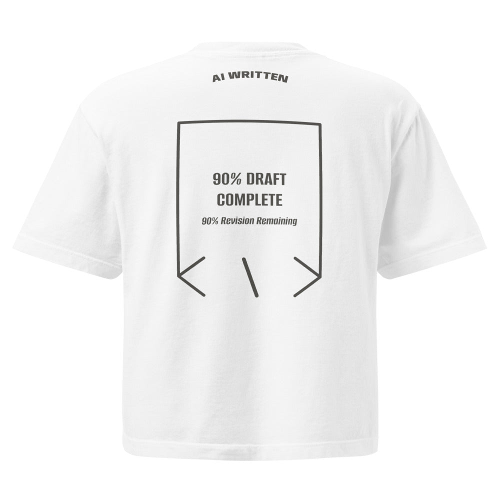 90% Draft Complete — White Pepper back mockup