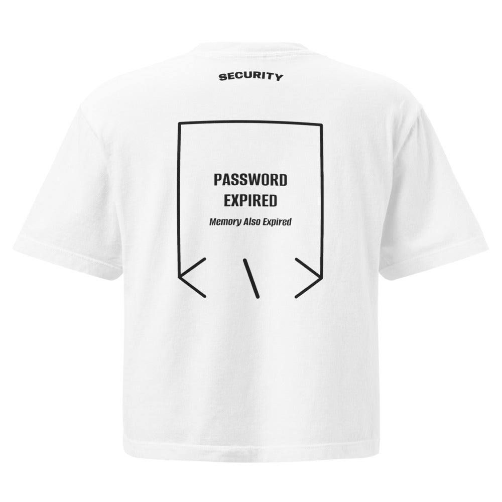 Password Expired — White Black back mockup