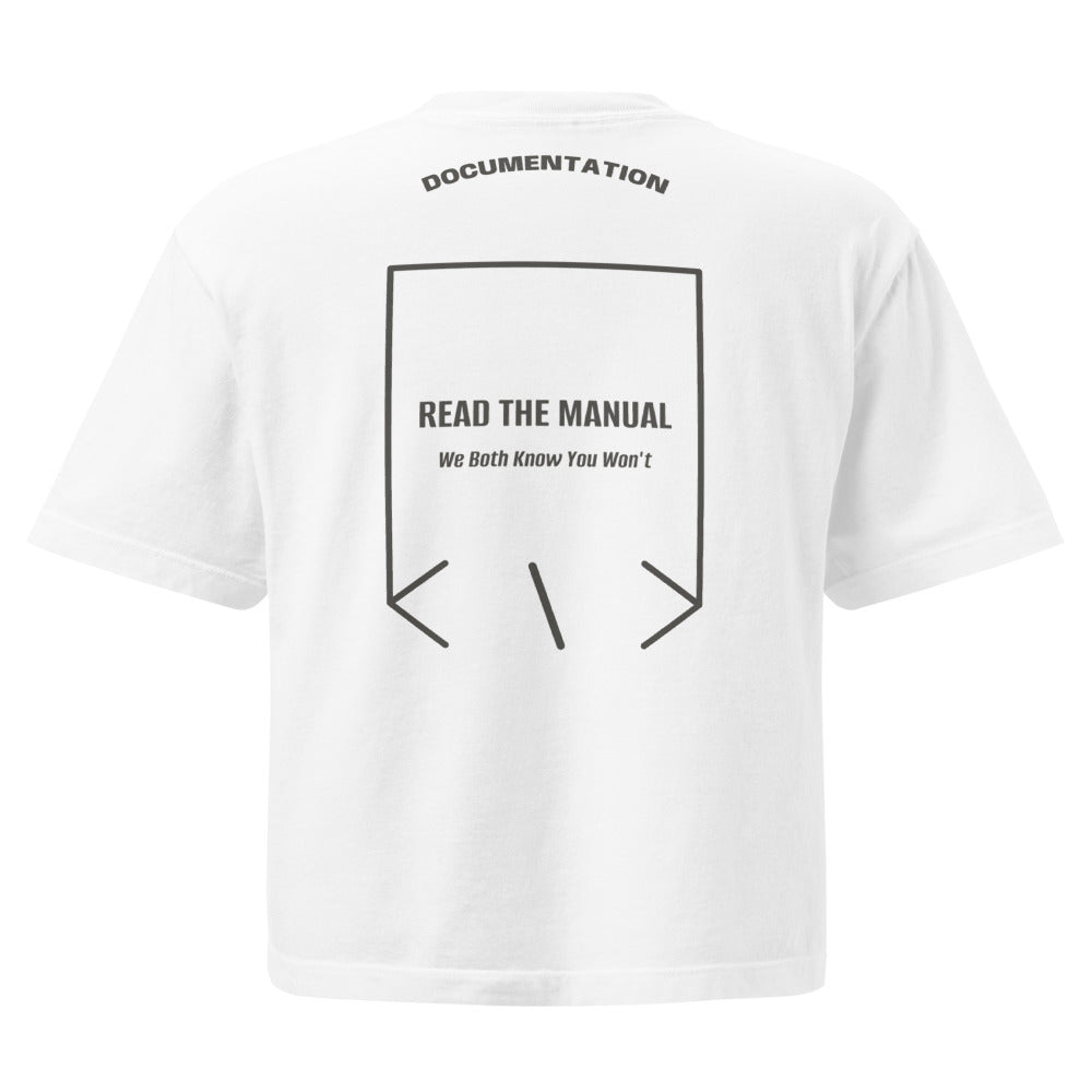 Read The Manual — secondary back mockup