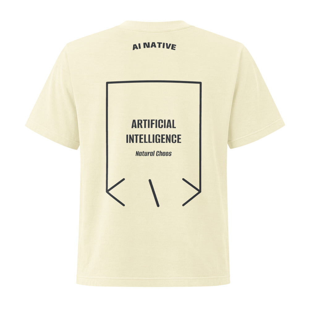 Artificial Intelligence — Buttermilk Washed Black back mockup