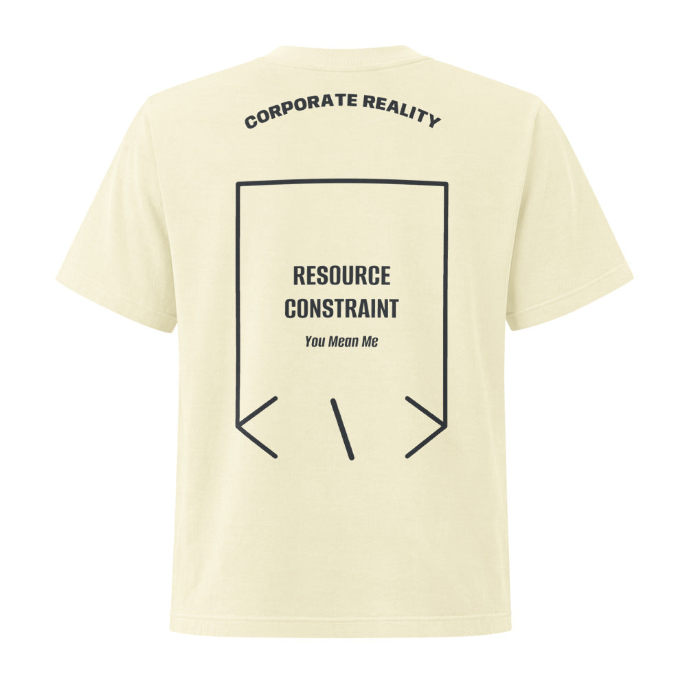Resource Constraint — Buttermilk Washed Black back mockup