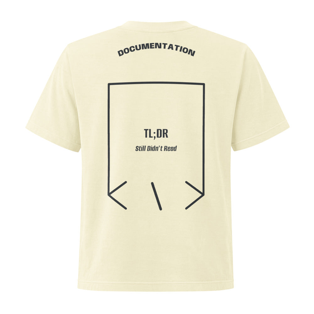 TL;DR — Buttermilk Washed Black back mockup