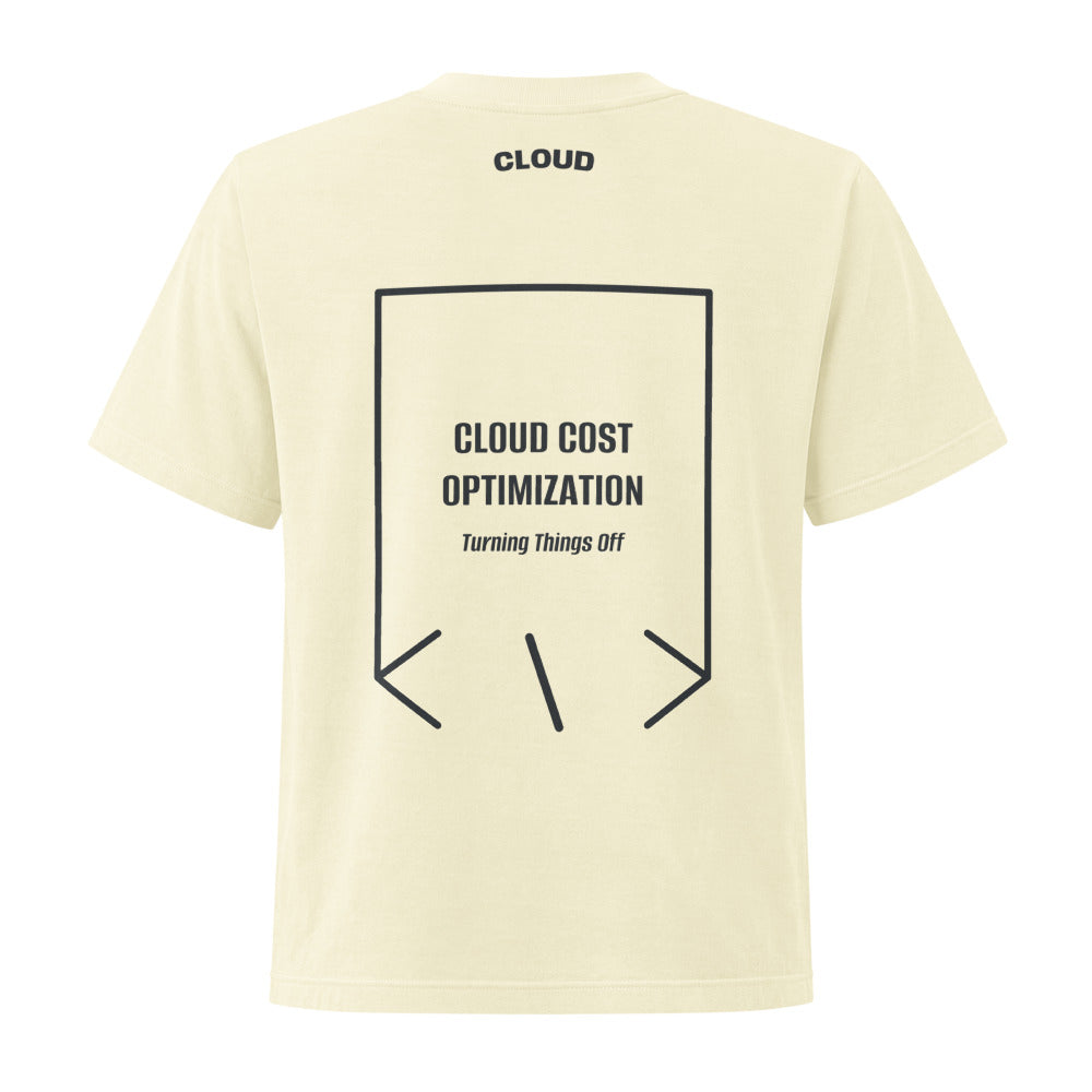 Cloud Cost Optimization — Buttermilk Washed Black back mockup
