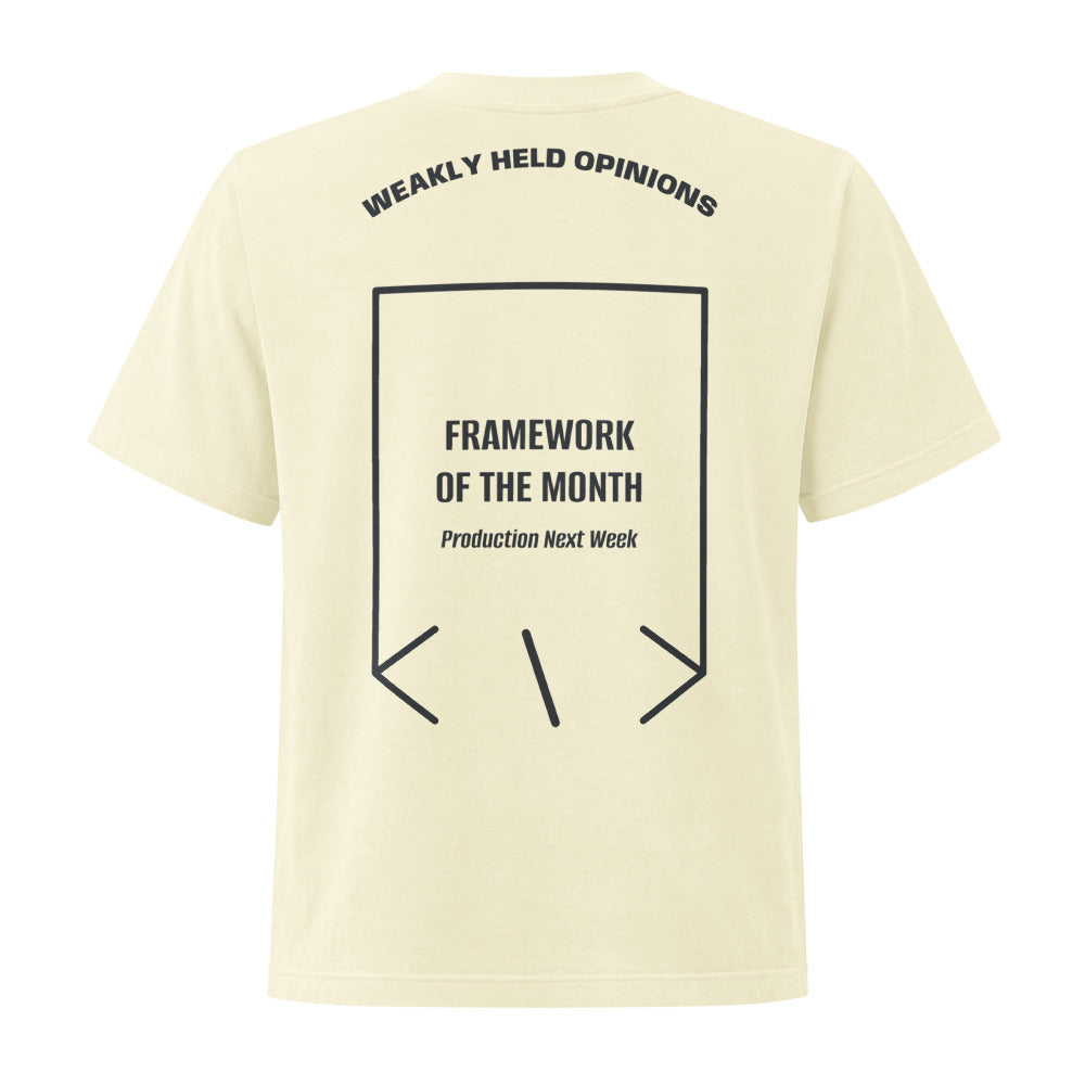 Framework Of The Month — Buttermilk Washed Black back mockup