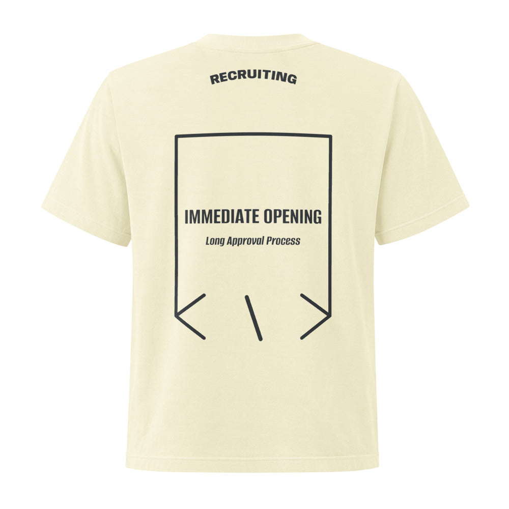 Immediate Opening — Buttermilk Washed Black back mockup