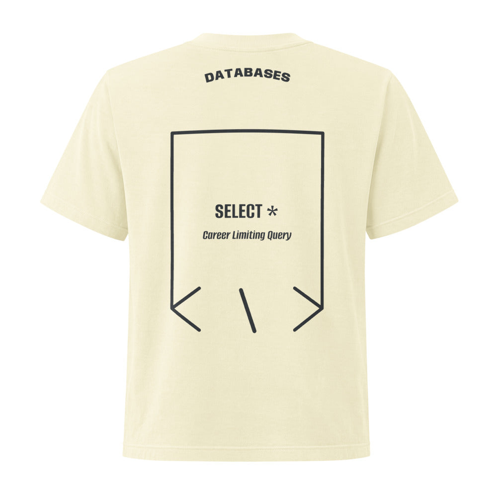SELECT * — Buttermilk Washed Black back mockup